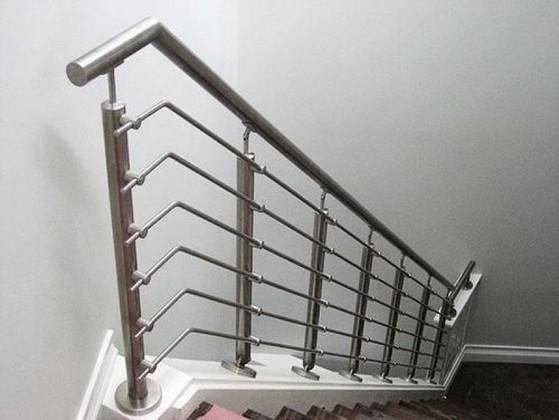 Corrimão Escada Alumínio Barueri  - Corrimão de Alumínio Branco