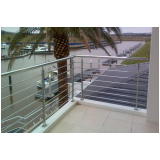 colocação guarda corpo aço inox Araraquara